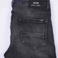 Jean Hugo Boss Coupe Normale REF-HB3700 ( Noir Délavé) - Image 6