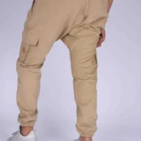 Pantalon En Toile Kandrissi extra comfortable Ref-QA700 (Beige) - Image 5